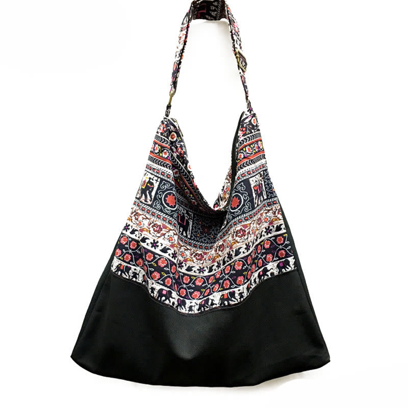 Buddhist Blessing Cotton Crossbody Bag Shoulder Bag