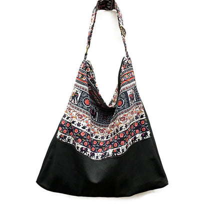 Buddhist Blessing Cotton Crossbody Bag Shoulder Bag