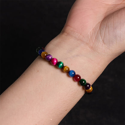 Buddhist Blessing Various Tiger Eye Confidence Bracelet