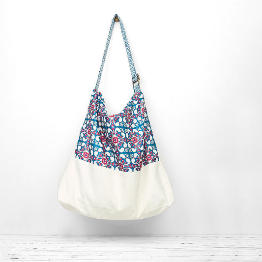 Buddhist Blessing Cotton Crossbody Bag Shoulder Bag