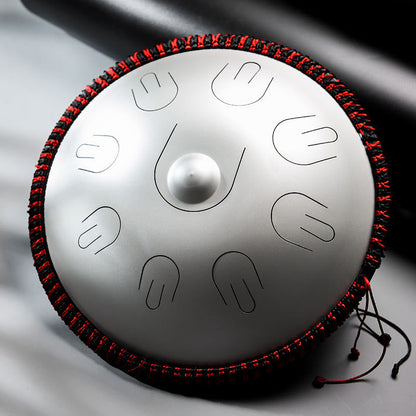 Buddhist Blessing Steel Tongue Drum Sound Healing Yoga Meditation Kit 9 Note 15 Inch Handpan Instrument