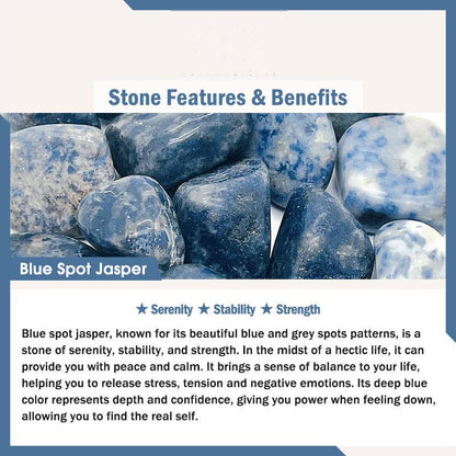 Buddhist Blessing  Stone Various Crystals Malachite Lazurite Hemimorphite Calmness Bracelet