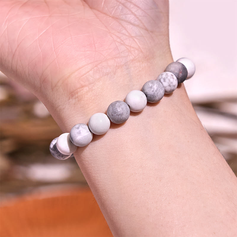 Buddhist Blessing Lead Back To Earth Neutral Color Series Grounding Balance Bracelet