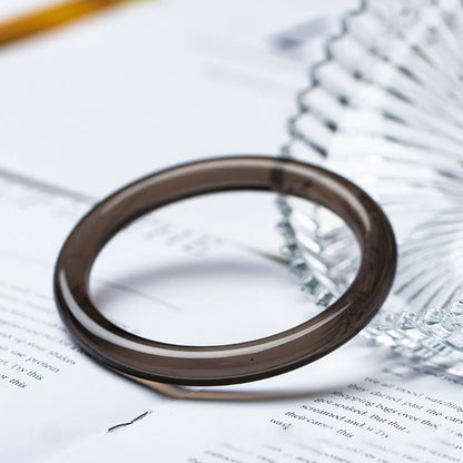 Buddhist Blessing lce Obsidian Courage Bracelet Bangle