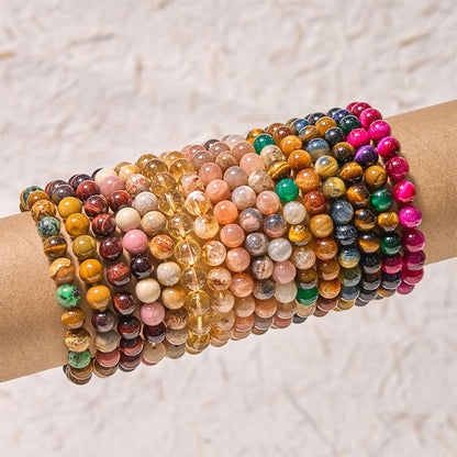 Buddhist Blessing Boost Vitality Warm Color Series Positive Courage Bracelet