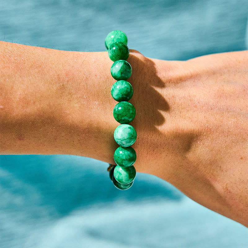 Buddhist Blessing FengShui PiXiu Jade Protection Bracelet