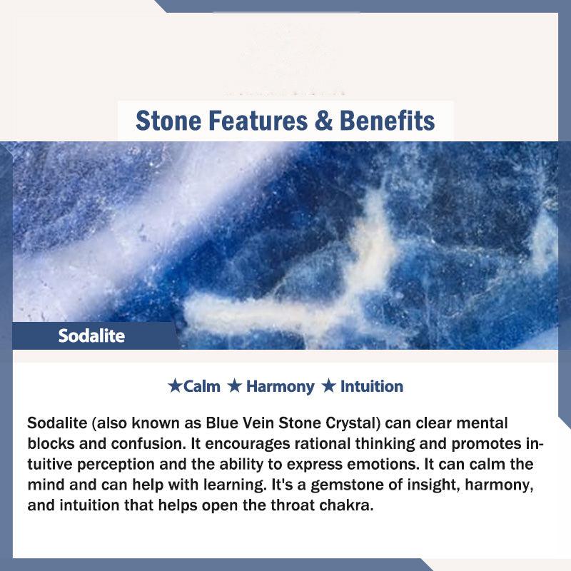 Buddhist Blessing Sodalite Picture Jasper Green Point Stone Harmony Wisdom Bracelet