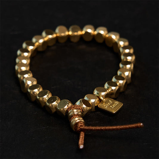 Buddhist Blessing Copper String Good Luck Self Care Bracelet