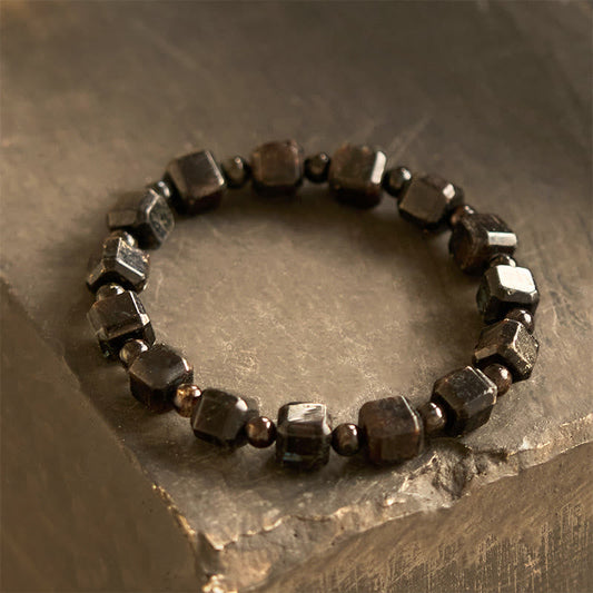 Buddhist Blessing Astrophyllite Transformation Bracelet