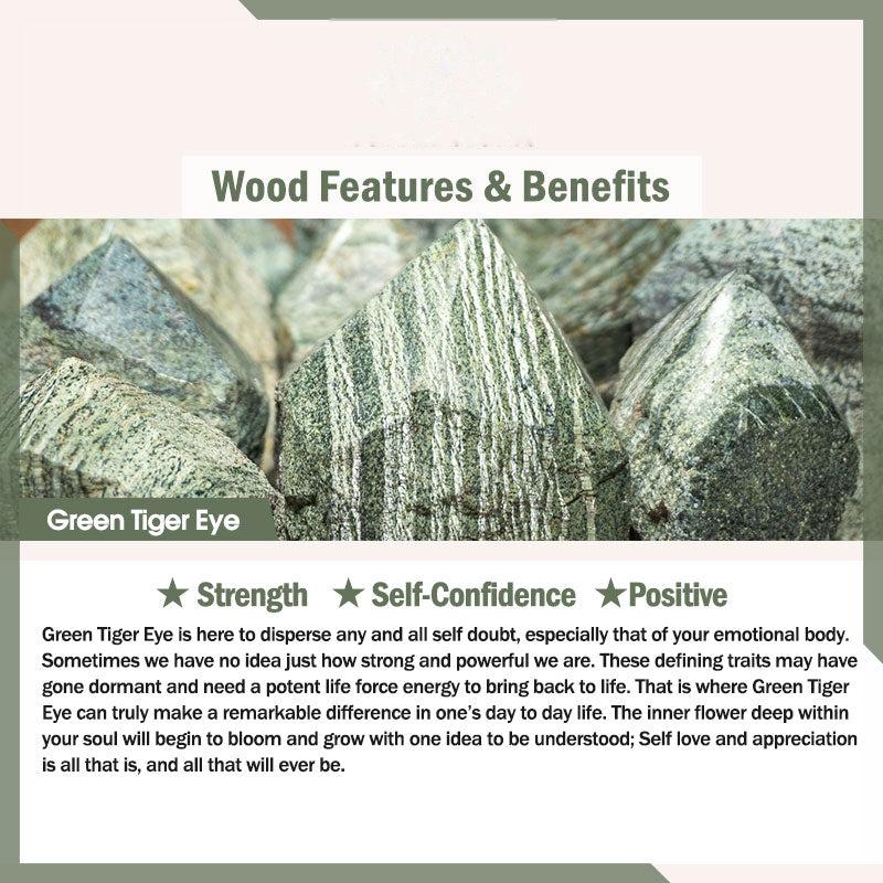 Buddhist Blessing Love Self Green Series Calm Balance Support Bracelet