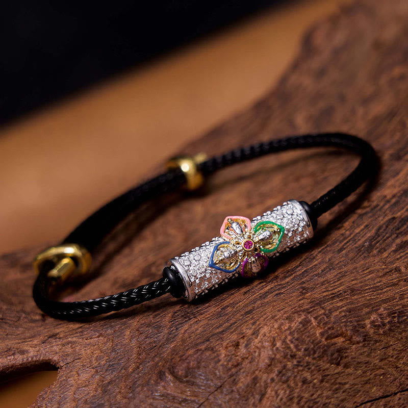 Buddhist Blessing Copper Luck Red String Bracelet