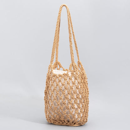 Buddhist Blessing Hand-woven Cotton Thread Shoulder Bag Handbags