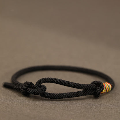 Buddhist Blessing Red String 925 Sterling Silver 999 Sterling Silver Coin Luck Bracelet