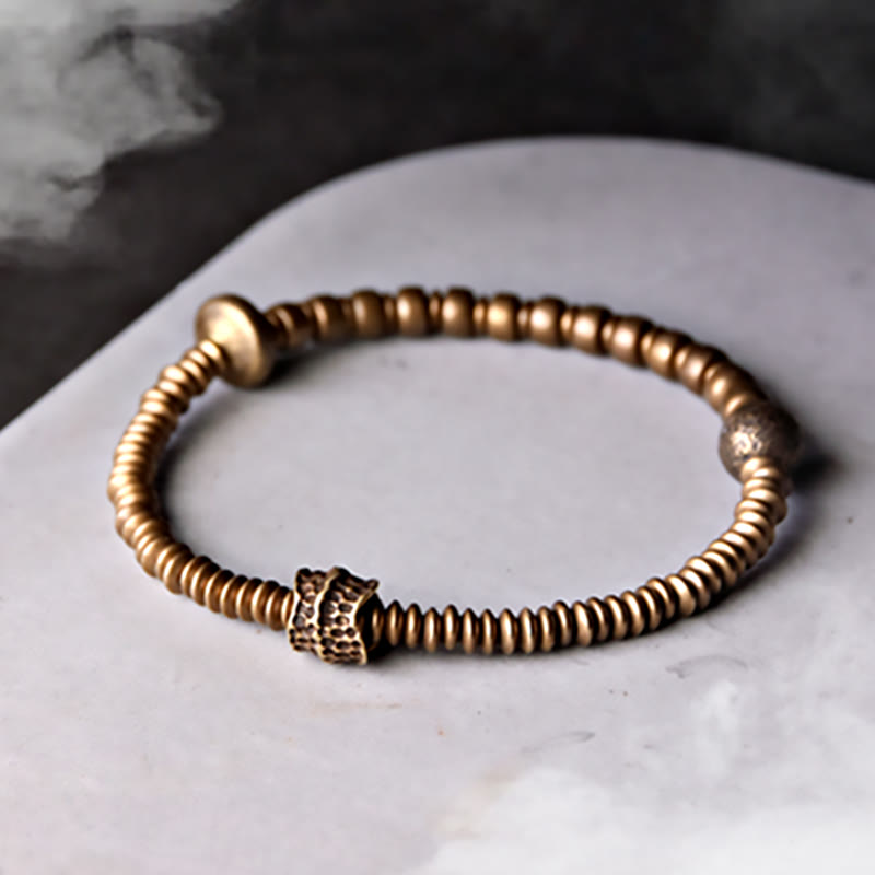 Buddhist Blessing Balance Copper Luck Brass Bracelet