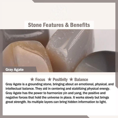 Buddhist Blessing Natural Agate Stone Shark Wisdom Bracelet