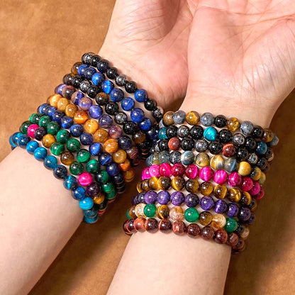 Buddhist Blessing Various Tiger Eye Confidence Bracelet