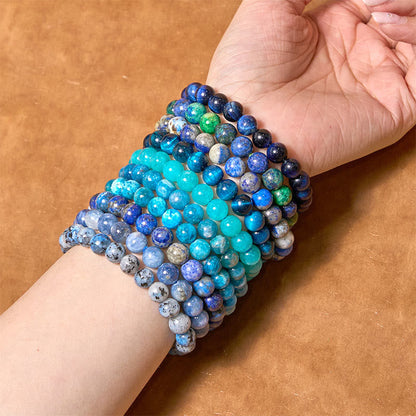 Buddhist Blessing Let The Past Go Blue Series Calm Tranquility Bracelet