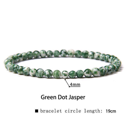 Buddhist Blessing 4mm Various Stone Crystal Mini Beads Healing Bracelet