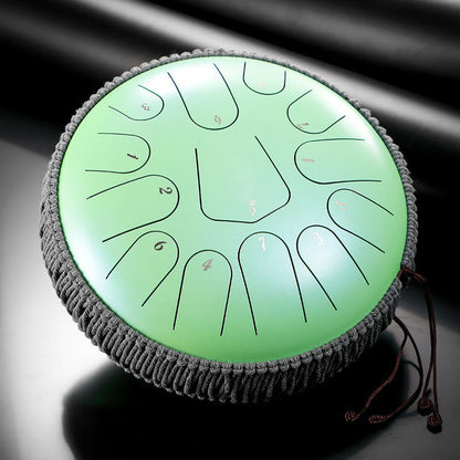 Buddhist Blessing Steel Tongue Drum Sound Healing Meditation Drum Kit 13 Note 12 Inch Percussion Instrument