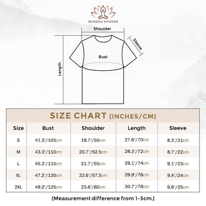 Buddhist Blessing Peace Begins With A Smile Tee T-shirt