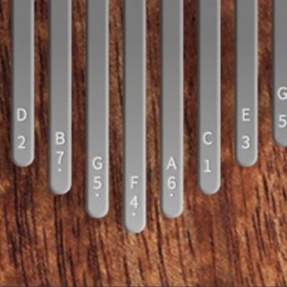 Buddhist Blessing Kalimba 17 Keys Thumb Piano Maple Acacia Sapele Wood Portable Finger Piano