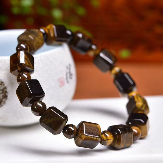 Buddhist Blessing Tiger Eye Protection Bracelet