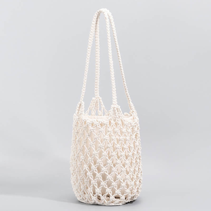 Buddhist Blessing Hand-woven Cotton Thread Shoulder Bag Handbags