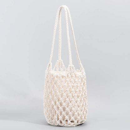 Buddhist Blessing Hand-woven Cotton Thread Shoulder Bag Handbags