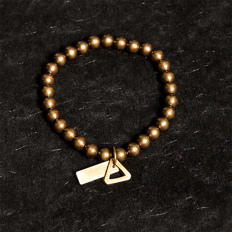 Buddhist Blessing Copper Beads Balance Bracelet