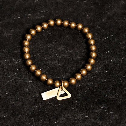 Buddhist Blessing Copper Beads Balance Bracelet