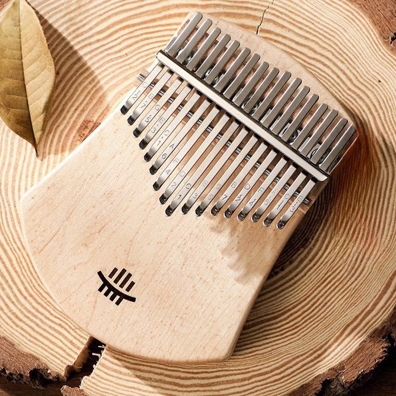 Buddhist Blessing Kalimba 17 Keys Thumb Piano Maple Acacia Sapele Wood Portable Finger Piano