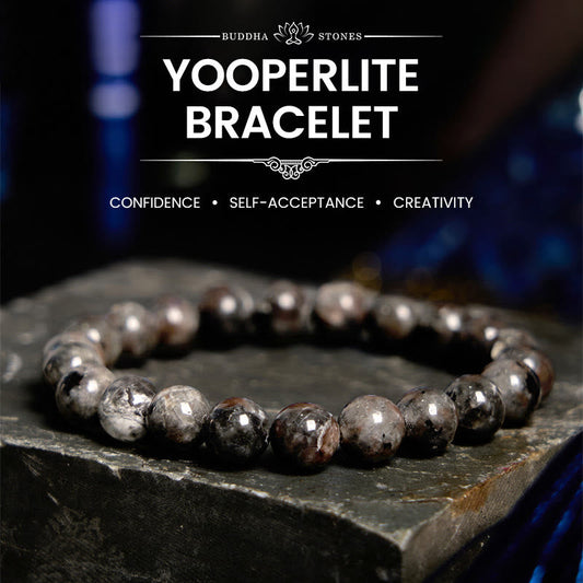 Buddhist Blessing Yooperlite Creativity Bracelet