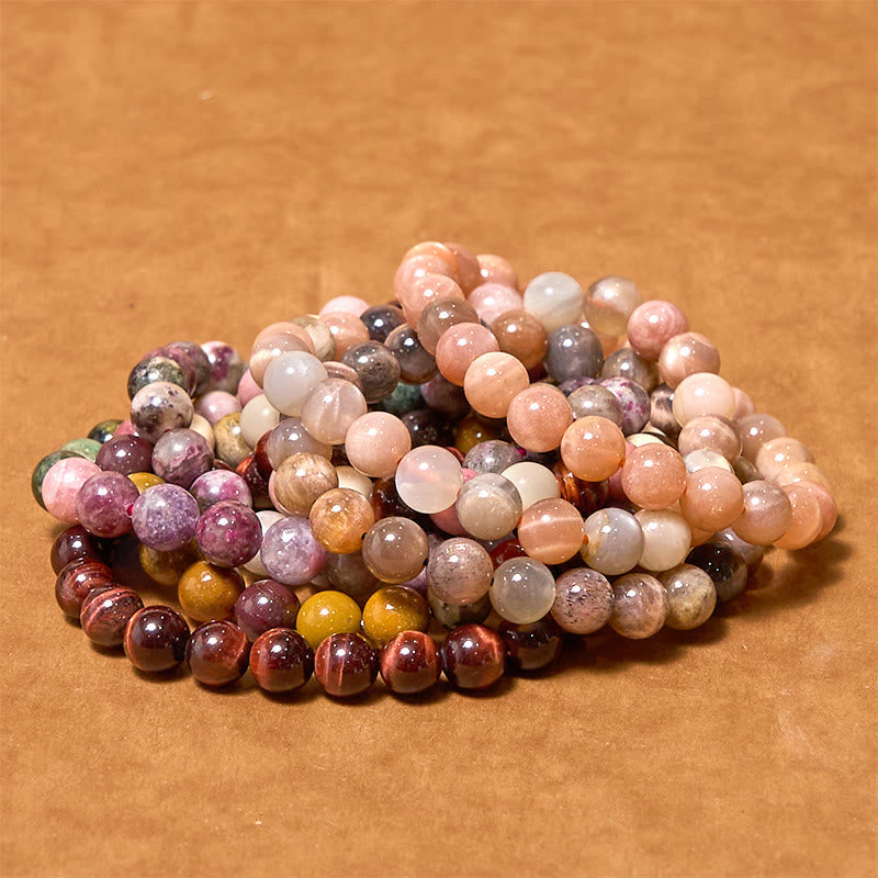 Buddhist Blessing Inspire Creativity Orange Red Series Passion Courage Bracelet