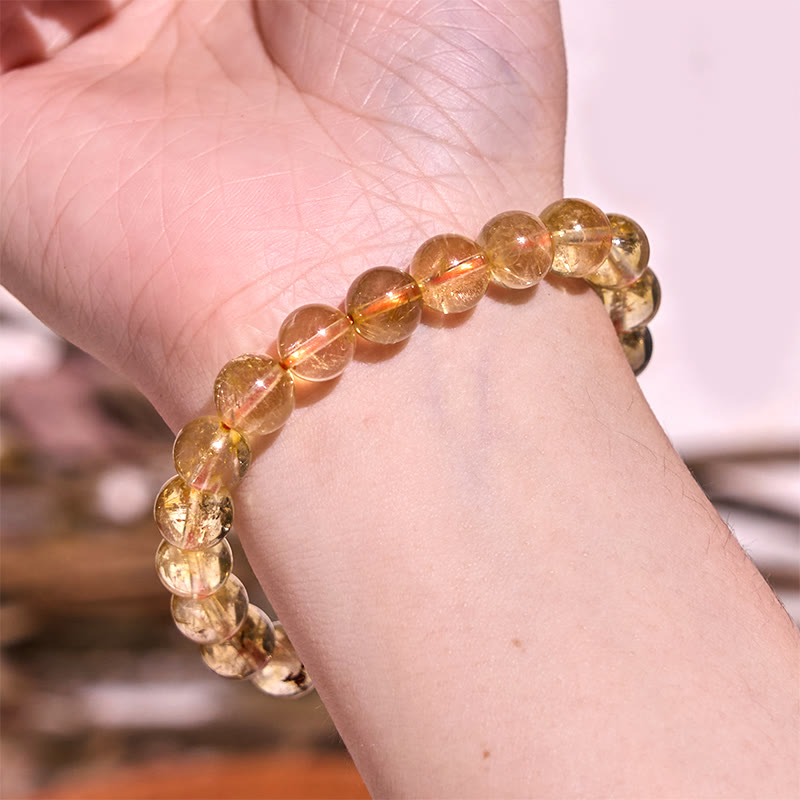 Buddhist Blessing Boost Vitality Warm Color Series Positive Courage Bracelet
