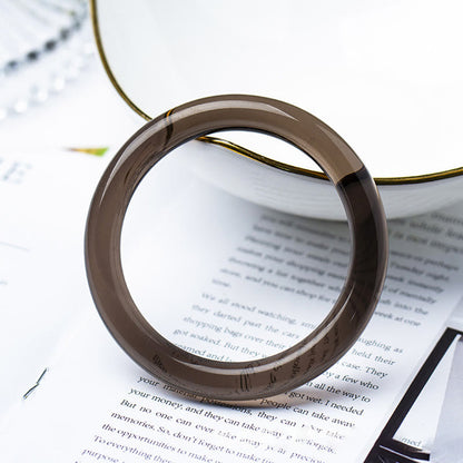 Buddhist Blessing lce Obsidian Courage Bracelet Bangle