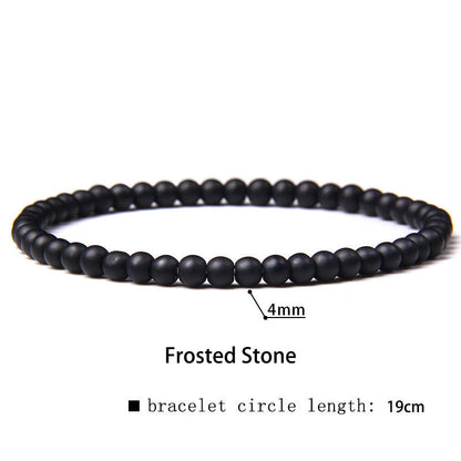 Buddhist Blessing 4mm Various Stone Crystal Mini Beads Healing Bracelet