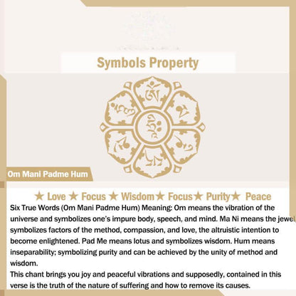 Buddhist Blessing 999 Sterling Silver Six True Word Heart Sutra String Necklace Pendant