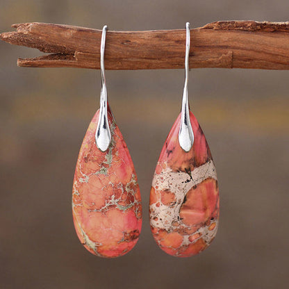 Emperor Stone Healing Crystal Earrings