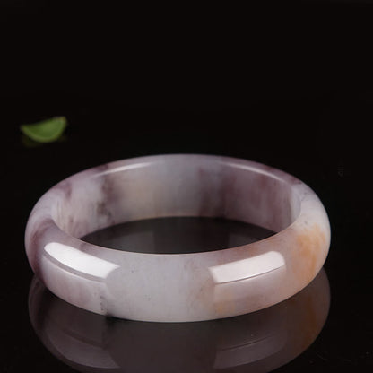 Buddha Stones Purple Jade Happiness Protection Bracelet Bangle