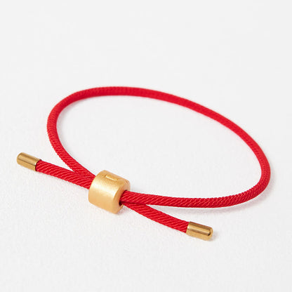 Buddha Stones Lucky Red String Bracelet