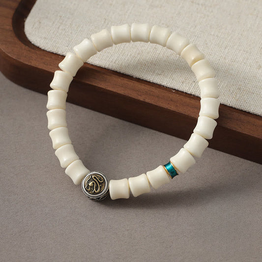 Buddhist Blessing Bodhi Seed Dragon Pattern Keep Away Evil Spirits Bracelet