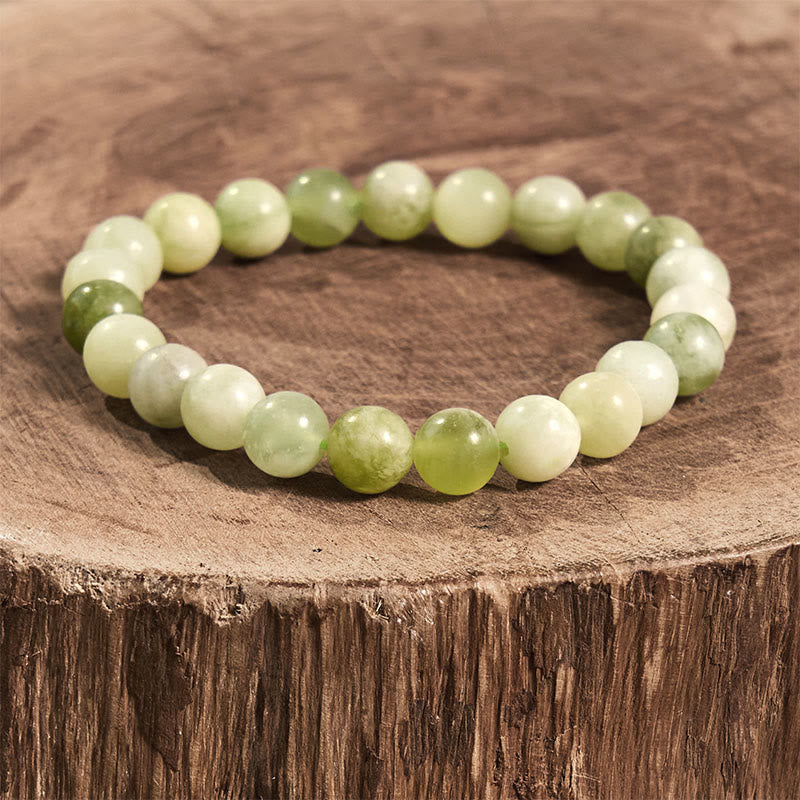 Buddhist Blessing Jade Abundance Bracelet