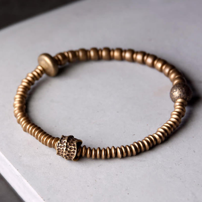 Buddhist Blessing Balance Copper Luck Brass Bracelet