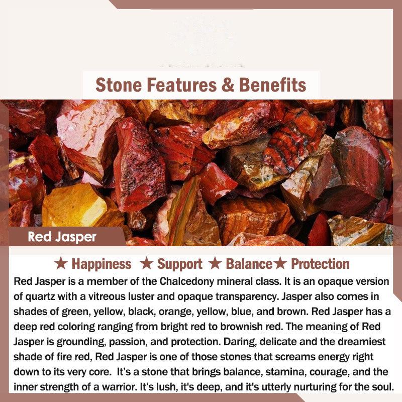 Buddhist Blessing Lazurite Tiger Eye Rhodonite Hematite Black Onyx Stone Balance Leather Bracelet