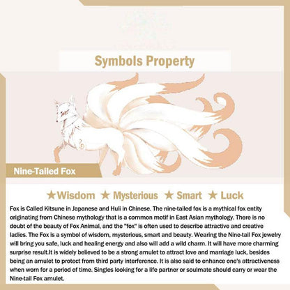 Buddhist Blessing Tibetan Zakiram Nine Tailed Fox Yellow God of Wealth Painted Thangka Hope Necklace Pendant