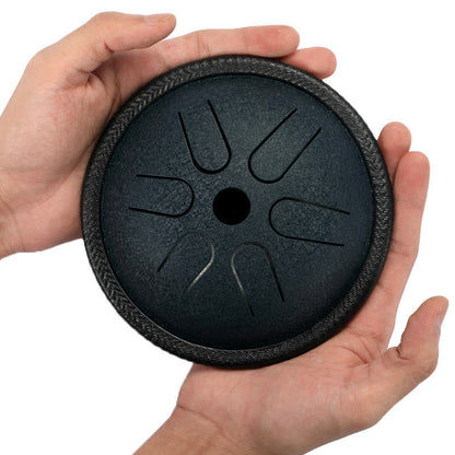 Buddhist Blessing Steel Tongue Drum Sound Healing Meditation Yoga Drum Kit 6 Note 5.5 Inch