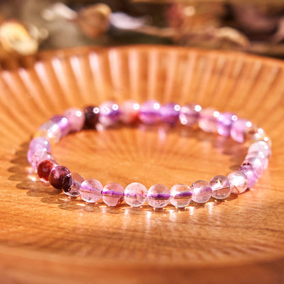 Buddhist Blessing Natural Purple Phantom Love Wisdom Bracelet