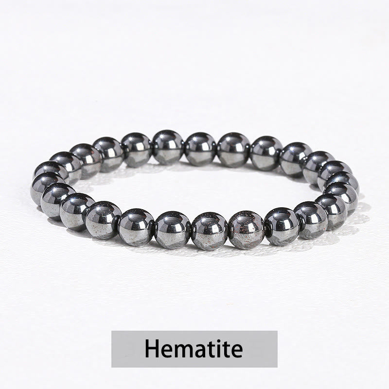 Buddhist Blessing Various Crystal Stone Amethyst Green Aventurine Rose Quartz Healing Bracelet