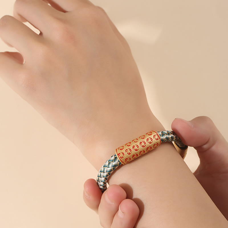Buddhist Blessing Tibetan Hot Wheels Various Colors Rope Diamond Knot Luck Buckle Bracelet