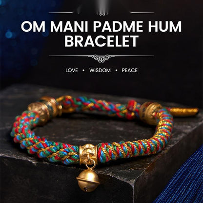 Buddhist Blessing Tibetan Om Mani Padme Hum Carved Zakiram Goddess of Wealth Charm Amulet Bracelet